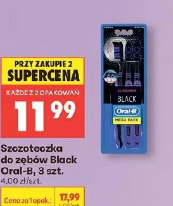 Szczoteczka do zębów Black Oral-B, 3 szt.