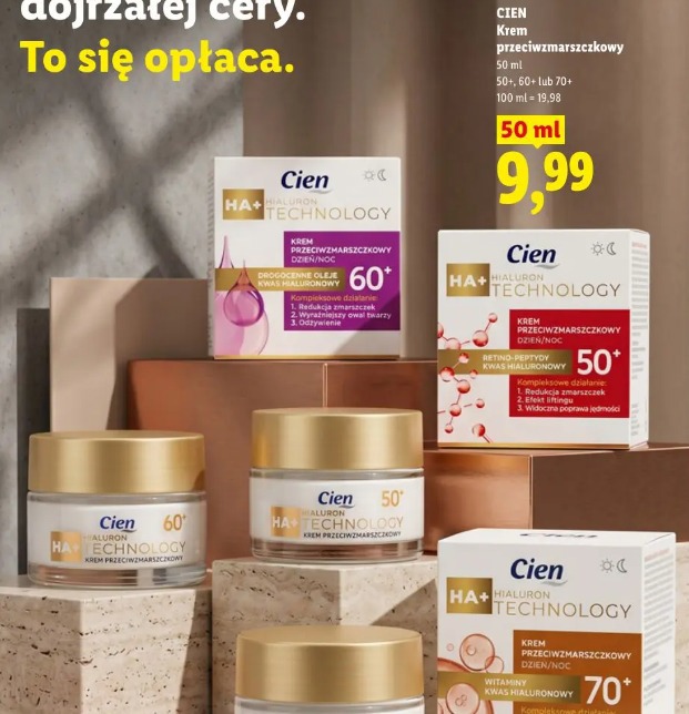 Cien krem przeciwzmarszczkowy