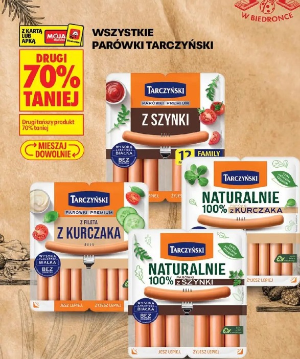 Wszystkie parówki Tarczyński