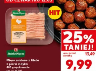 Mięso mielone z fileta z piersi indyka