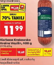 Kiełbasa Krakowska Kraina Wędlin