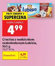 Ciastka z nadzieniem czekoladowym Lubisie