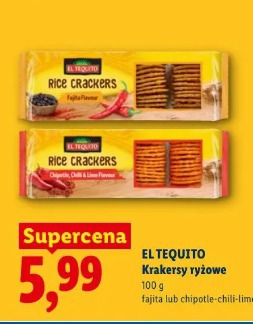 El Tequito krakersy ryżowe