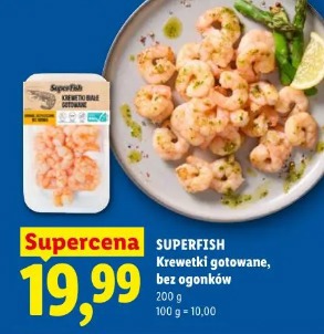 Superfish Krewetki gotowane, bez ogonków