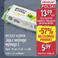 Wesoły Kurnik Jaja z wolnego wybiegu L