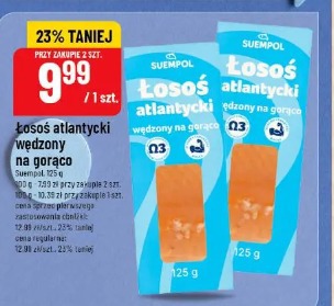 Łosoś atlantycki wędzony na gorąco Suempol