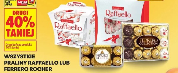 Wszystkie praliny Raffaello lub Ferrero Rocher