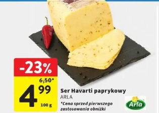 Ser Havarti paprykowy Arla
