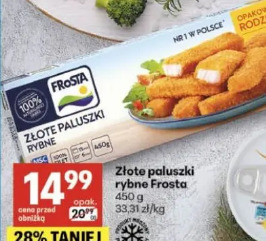 Złote paluszki rybne Frosta