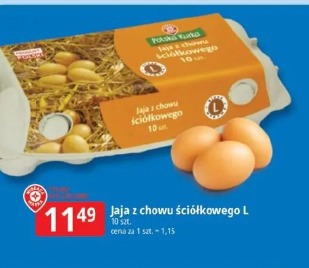 Jaja z chowu ściółkowego L