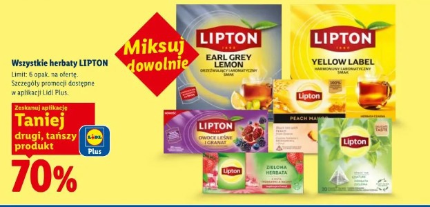 Wszystkie herbaty LIPTON