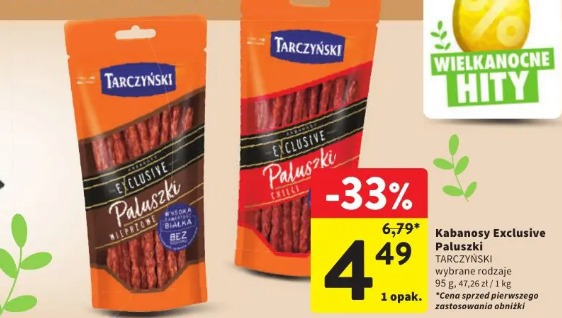 Kabanosy Exclusive Paluszki TARCZYŃSKI