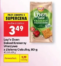 Lay’s Oven Baked Krakersy Warzywa z Cebulką