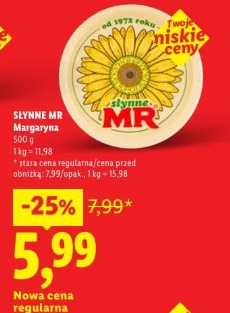  SŁYNNE MR Margaryna