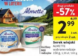 Serek wiejski Almette wybrane rodzaje