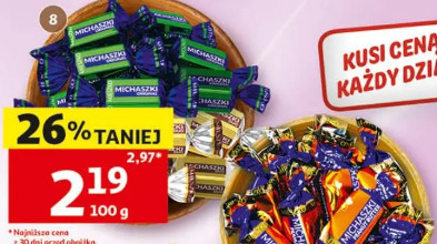 Michaszki trufle brownie wiśnia marcepan Michaszki Duo Mieszko