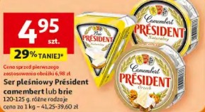 Ser pleśniowy Président camembert lub brie