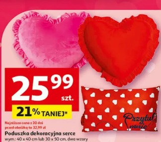 Poduszka dekoracyjna serce