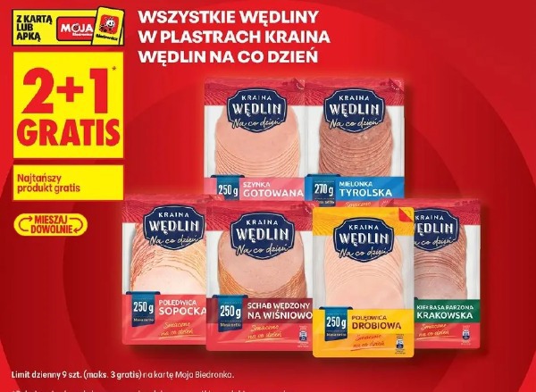 Wszystkie wędliny w plastrach Kraina Wędlin na co dzień