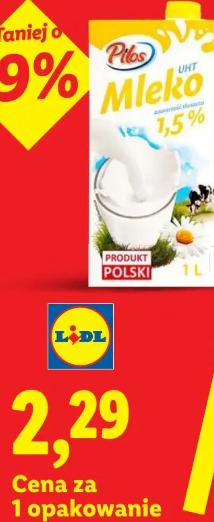 Pilos Mleko UHT 1,5%