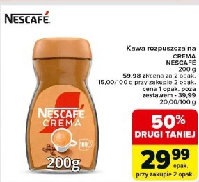 Kawa rozpuszczalna CREMA NESCAFE