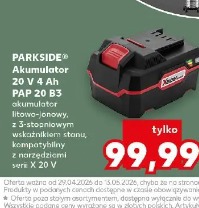 Parkside Akumulator 20 V 4 Ah PAP 20 B3