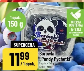 Borówki "Pandy Pychotki"