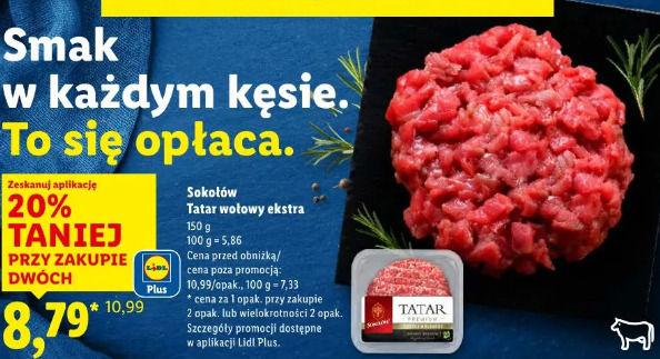 Sokołów Tatar wołowy ekstra