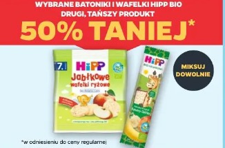 Wybrane batoniki i wafelki Hipp Bio