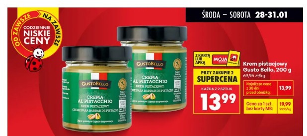 Krem pistacjowy Gusto Bello