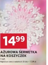 Ażurowa serwetka na koszyczek