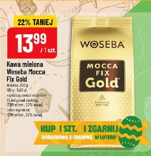 Kawa mielona Woseba Mocca Fix Gold