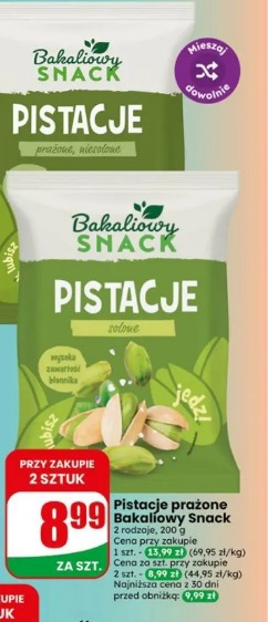 Pistacje prażone Bakaliowy Snack