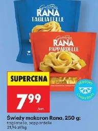 Świeży makaron Rana: tagliatelle, pappardelle