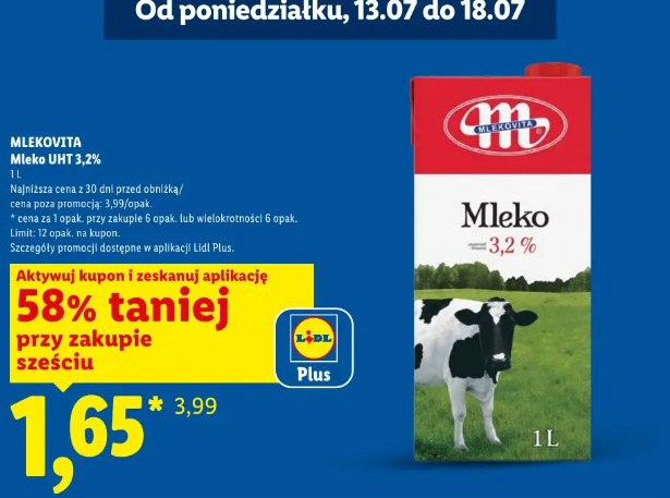 Mlekovita mleko UHT 3,2%