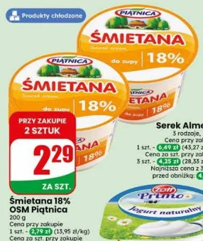 Śmietana 18% OSM Piątnica