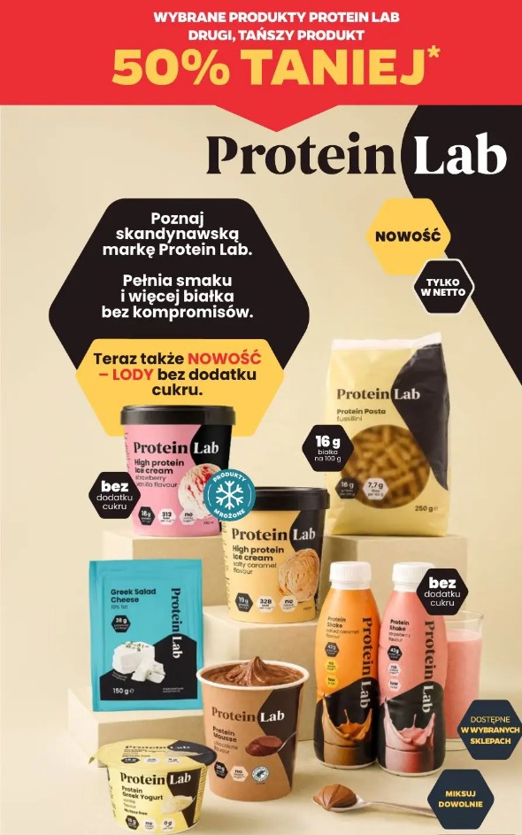 Wybrane produkty Protein Lab