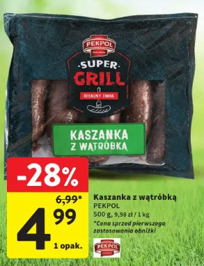 Kaszanka z wątróbką Pekpol