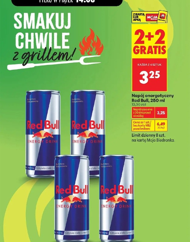 Red Bull napój energetyczny