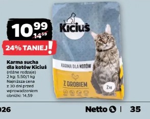 Karma sucha dla kotów Kiciuś