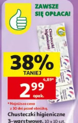 Chusteczki higieniczne 3-warstwowe