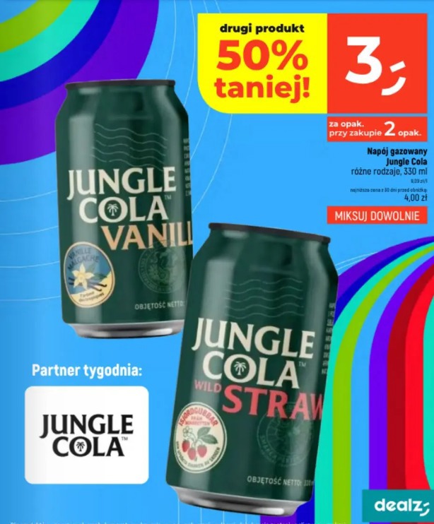 Napój gazowany Jungle Cola