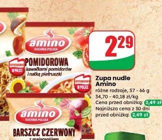 Zupa nudle Amino
