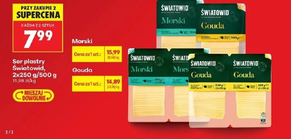 Ser plastry Światowid gouda