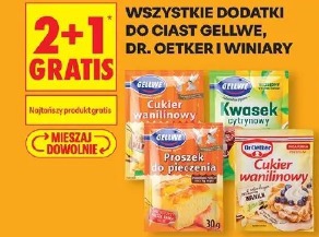 Wszystkie dodatki do ciast Gellwe, Dr. Oetker i Winiary