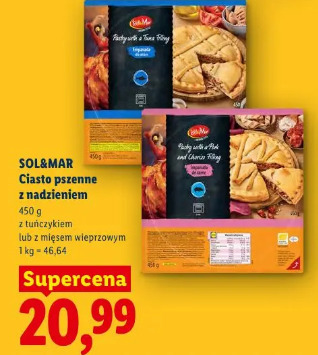 Sol&Mar Ciasto pszenne z nadzieniem