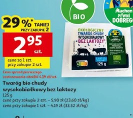 Twaróg bio chudy wysokobiałkowy bez laktozy