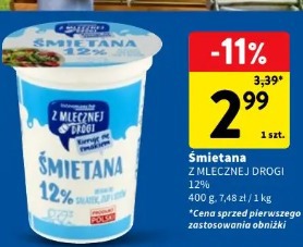 Śmietana Z MLECZNEJ DROGI 12%
