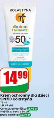 Krem ochronny dla dzieci SPF50 Kolastyna