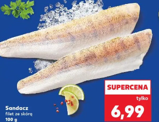 Sandacz filet ze skórą